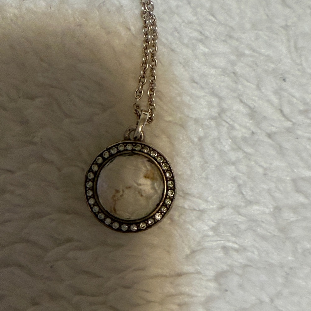 Ippolita Pendant Necklace in Sterling Silver with Diamonds